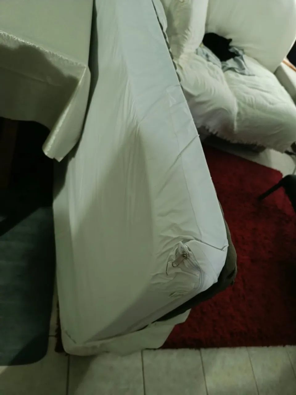 Cama solteiro dupla 2 colchões  - Foto 2