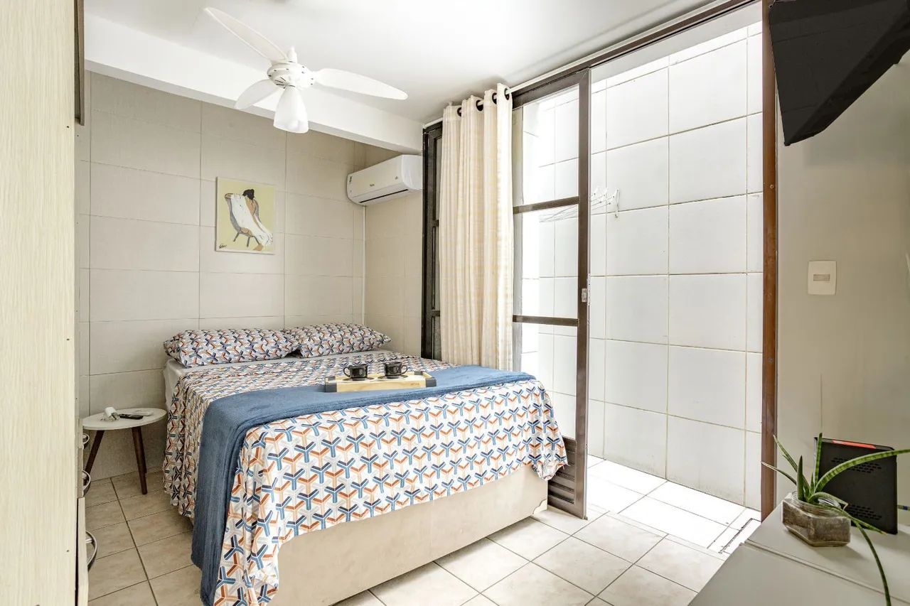 Alugo hermoso apartamento mensual 50 metros da praia Barra da lagoa - Foto 4