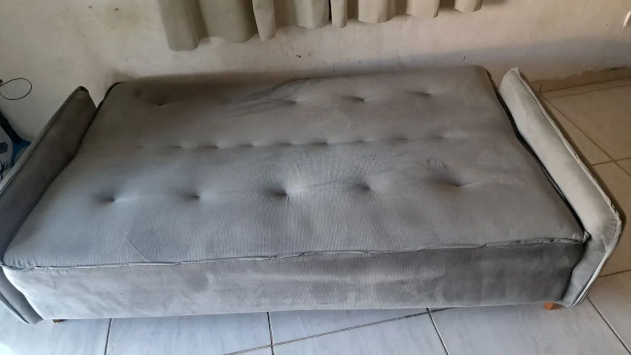 Sofá Cinza Retrátil e Reclinável  - Foto 4