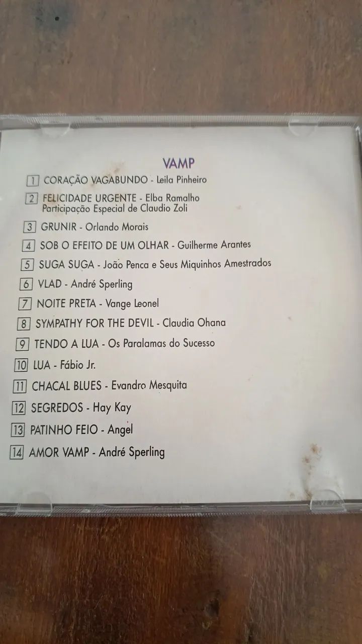 Cd Novela Vamp Nacional 1991 primeira prensagem  - Foto 4