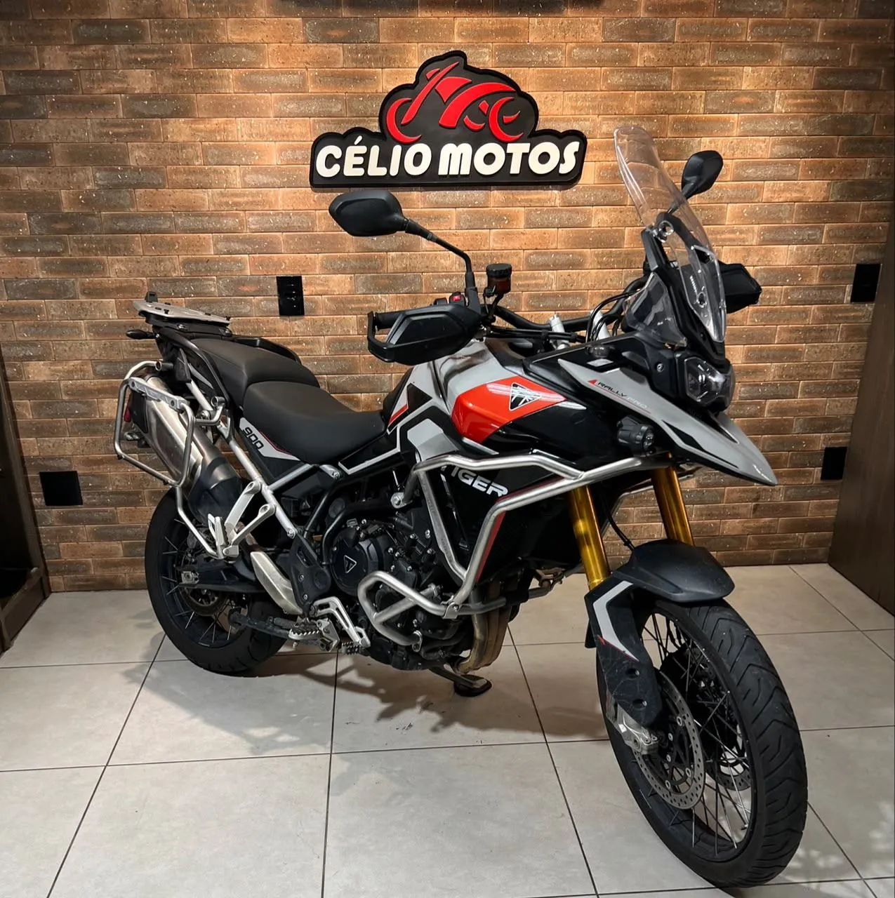 TIGER 900 RALLY PRO CINZA 2024/2025 - Foto 2