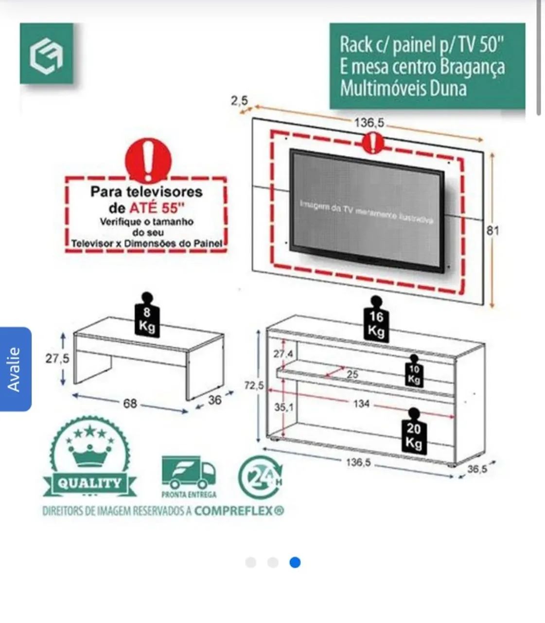 Rack com painel - Foto 3