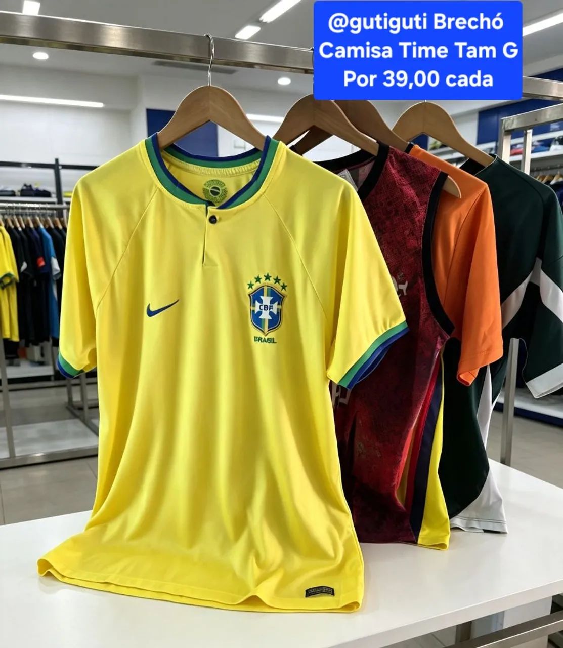 Camiseta 04 peças POR - Foto 3
