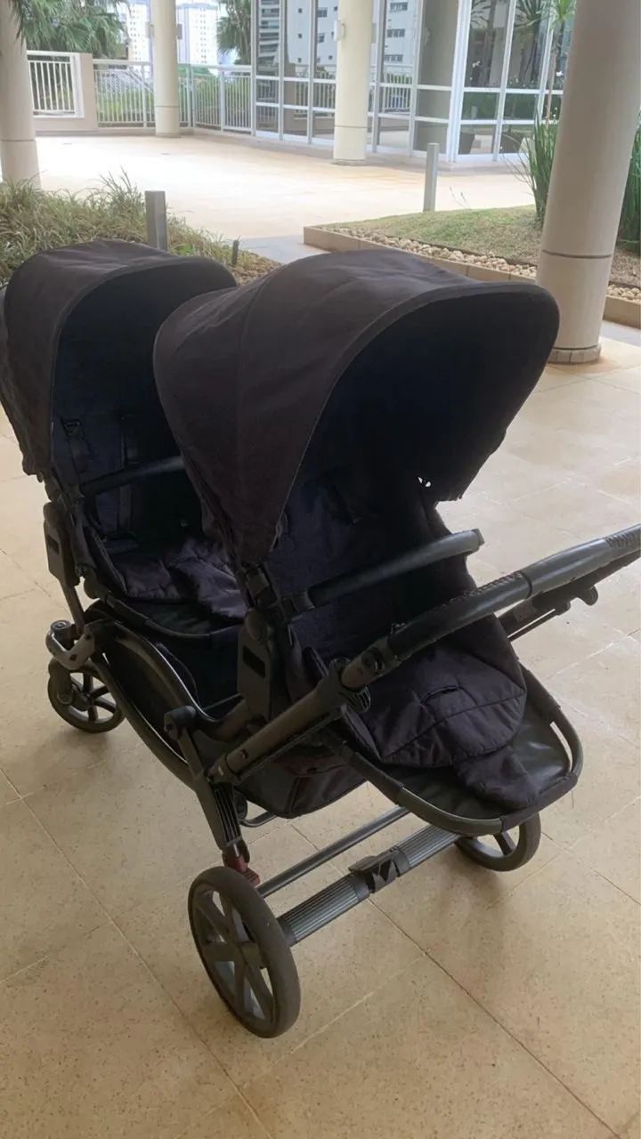 Carrinho de bebê para gêmeos  - Foto 5