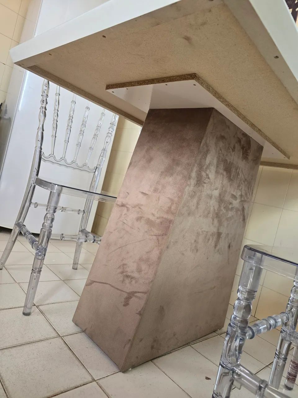 Mesa de vidro laqueada em MDF - Foto 3