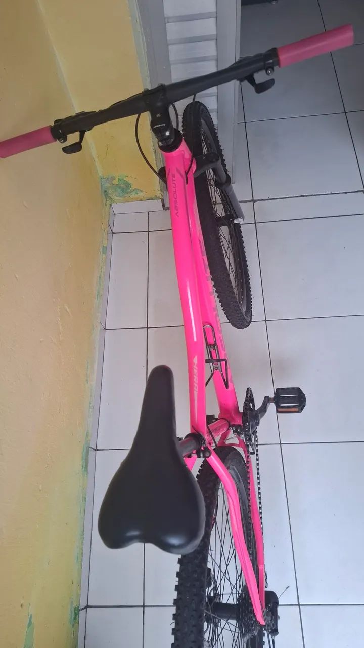 Bicicleta MTB aro 29 rosa absolute  - Foto 3