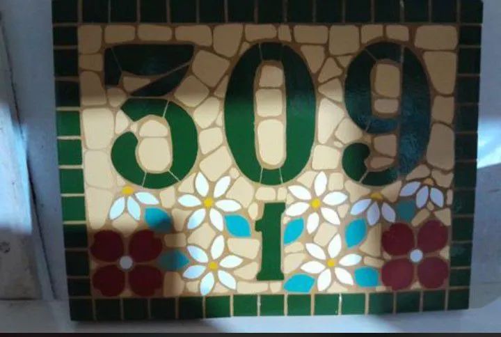 mosaico número antigo - Foto 4