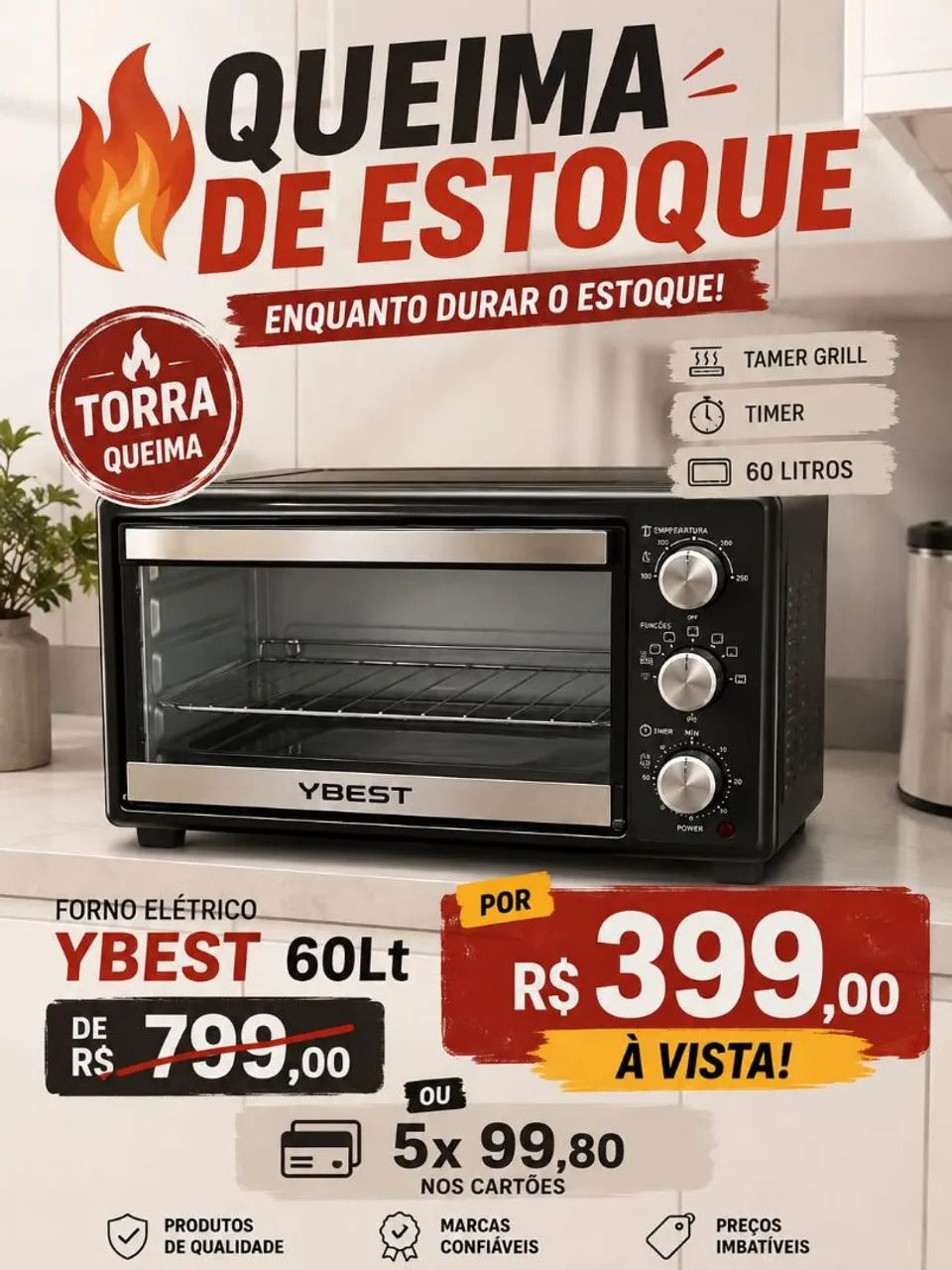 Fornos na promoção queima de estoque  - Foto 4
