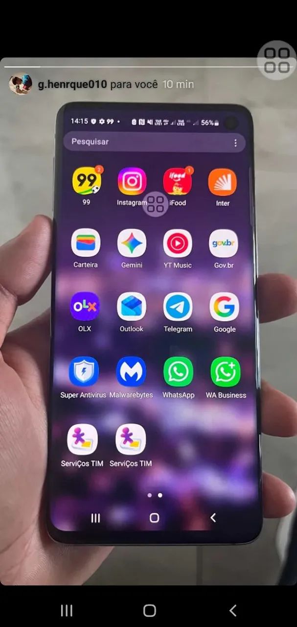 Celular Samsung S10+ - Foto 2