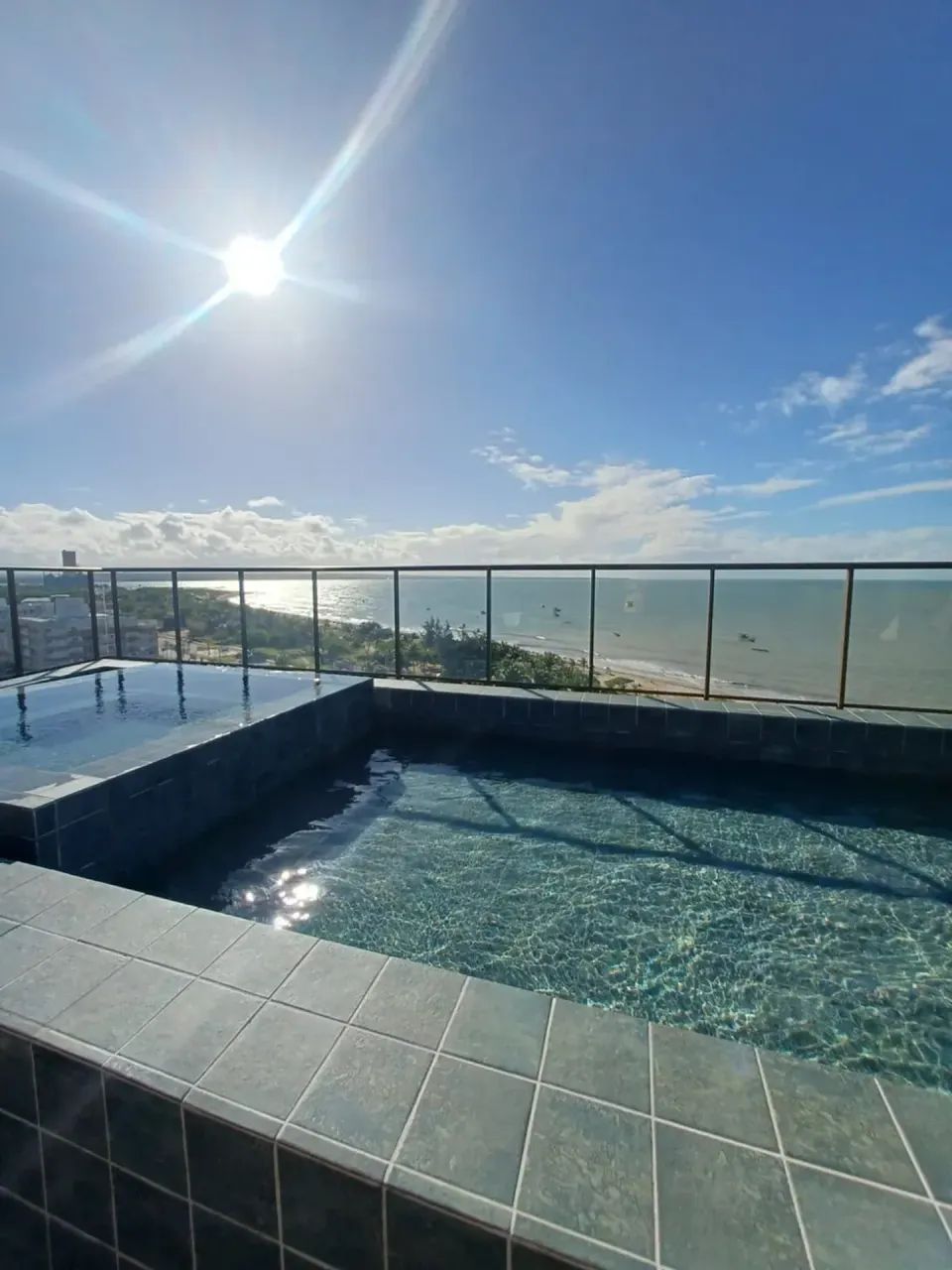 Flat Beira-Mar em Cabedelo | Mobiliado | Vista Mar Definitiva