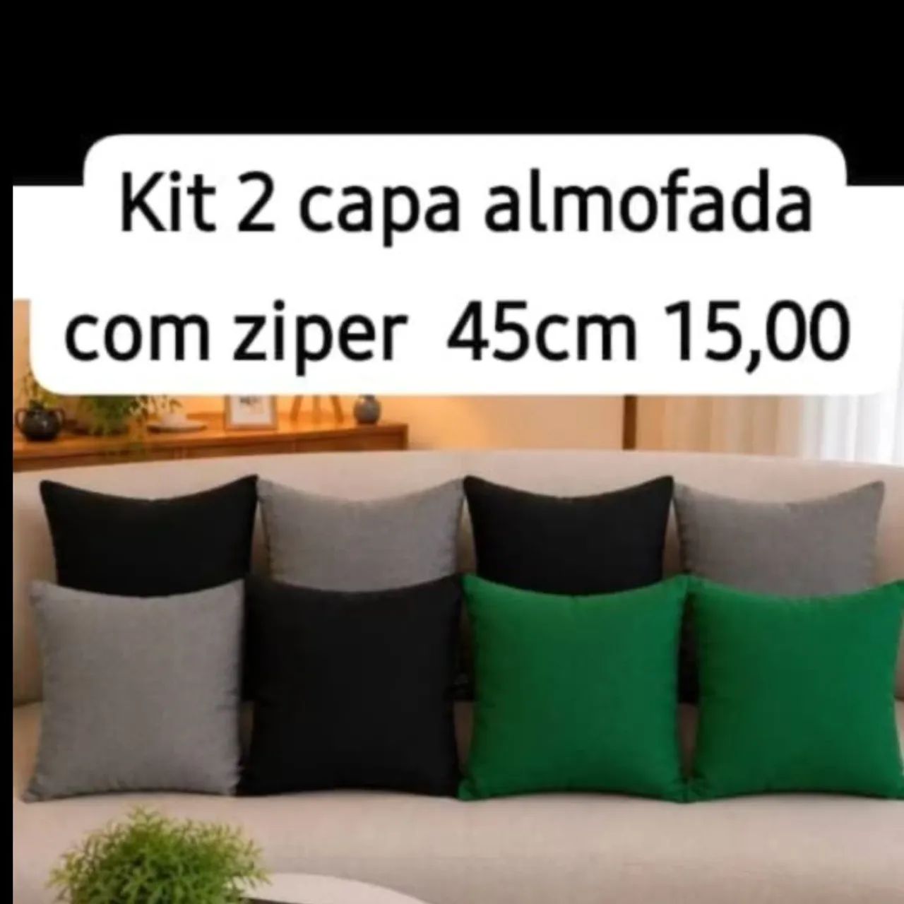 almofada  p sofa - Foto 4
