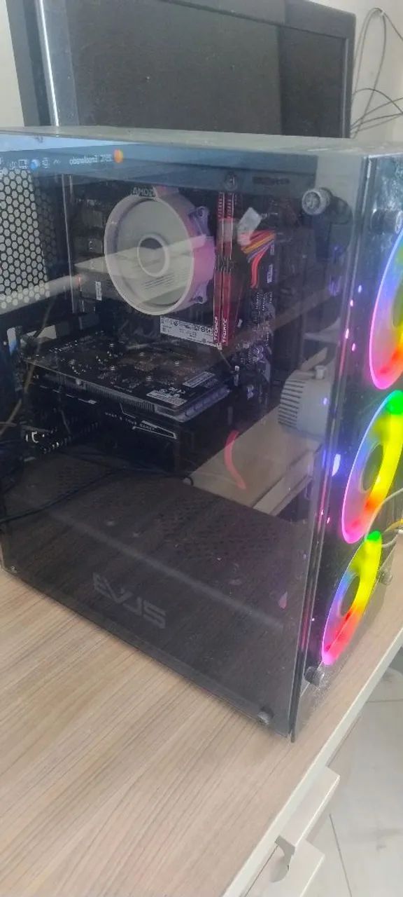Desktop ryzen 5 barato 32gb e placa de video - Foto 2