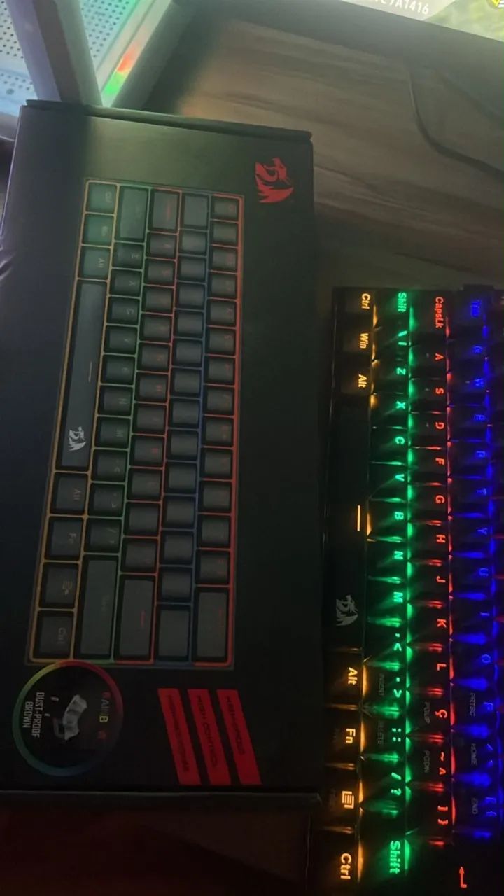 teclado mecanico redragon 