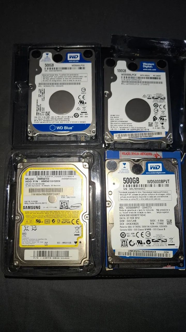 Hds para notebook 500GB  - Foto 3