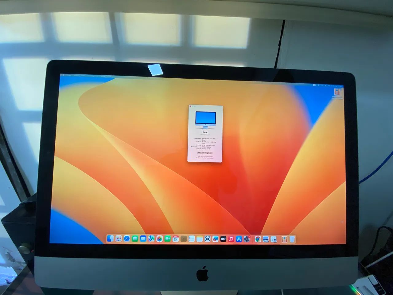 iMac Retina 5K 27インチ Intel Core i5 2016 iMac 27 Retina 5k, Intel Core I5 - Monitores - Ponte Nova, Várzea