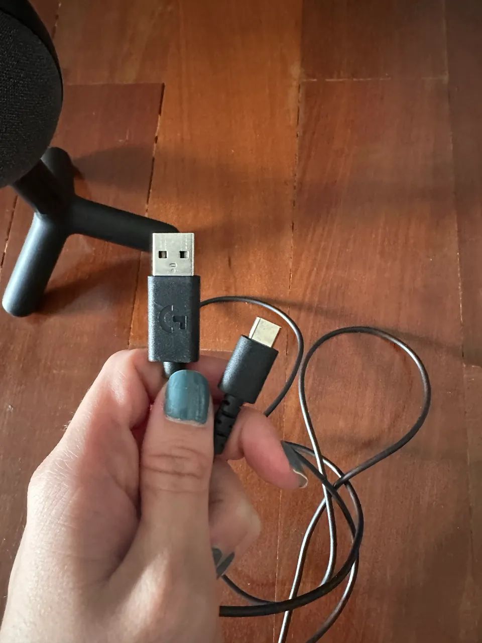 Microfone gamer Logitech novo - Foto 4