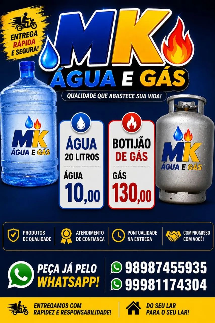 Entrega de água e gas - Foto 2