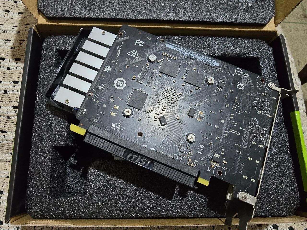 Placa de Vídeo MSI NVIDIA Geforce - RTX 3050, 6GB, DDR6, 96 Bits - Foto 4