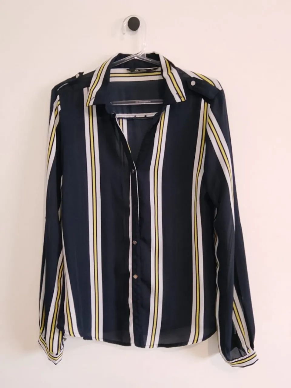Camisa Listrada Viscose