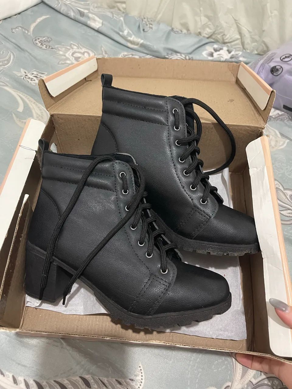 Coturno preto 37 - Foto 4