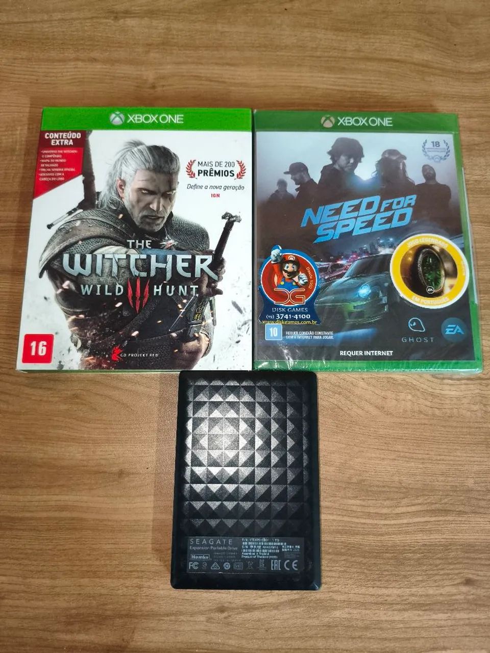 SSD 1TB SEAGATE + 2 JOGOS