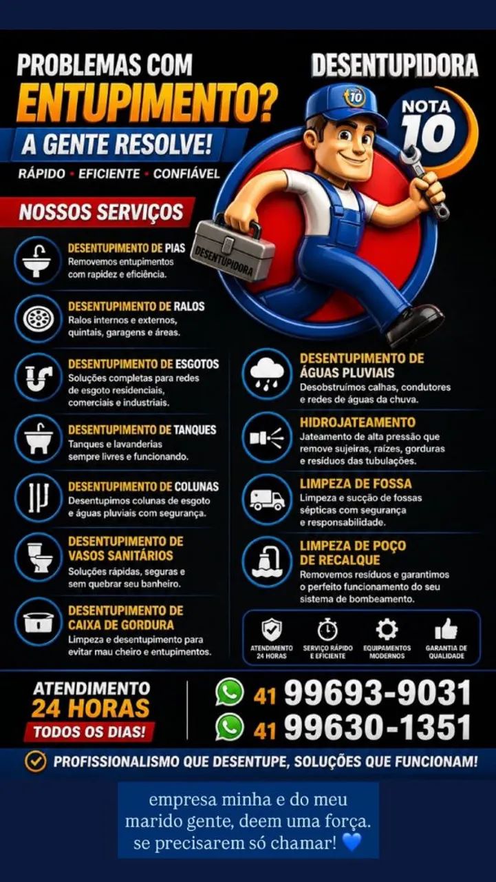 Desentupidora Nota 10
