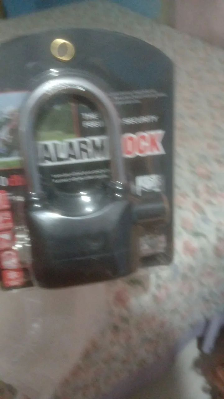 Cadeado com alarme 
