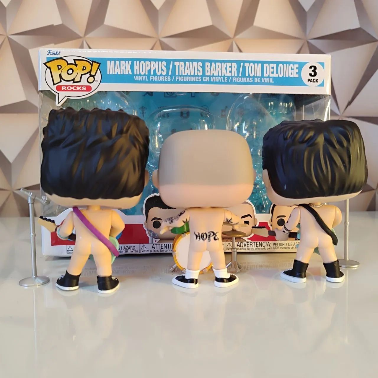 Funko Pop Blink - 182 (3 Pack) - Mark Hoppus / Travis Barker / Tom Delonge - Foto 2
