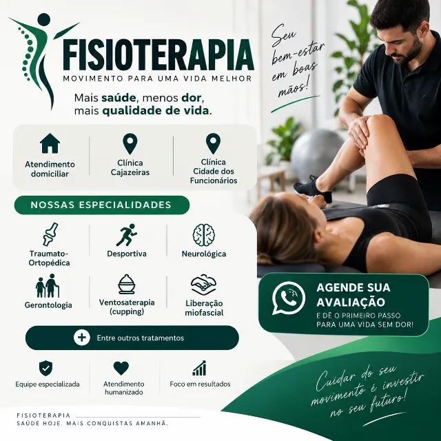 ? FISIOTERAPIA - CUIDE DO SEU CORPO E VIVA COM MAIS QUALIDADE!