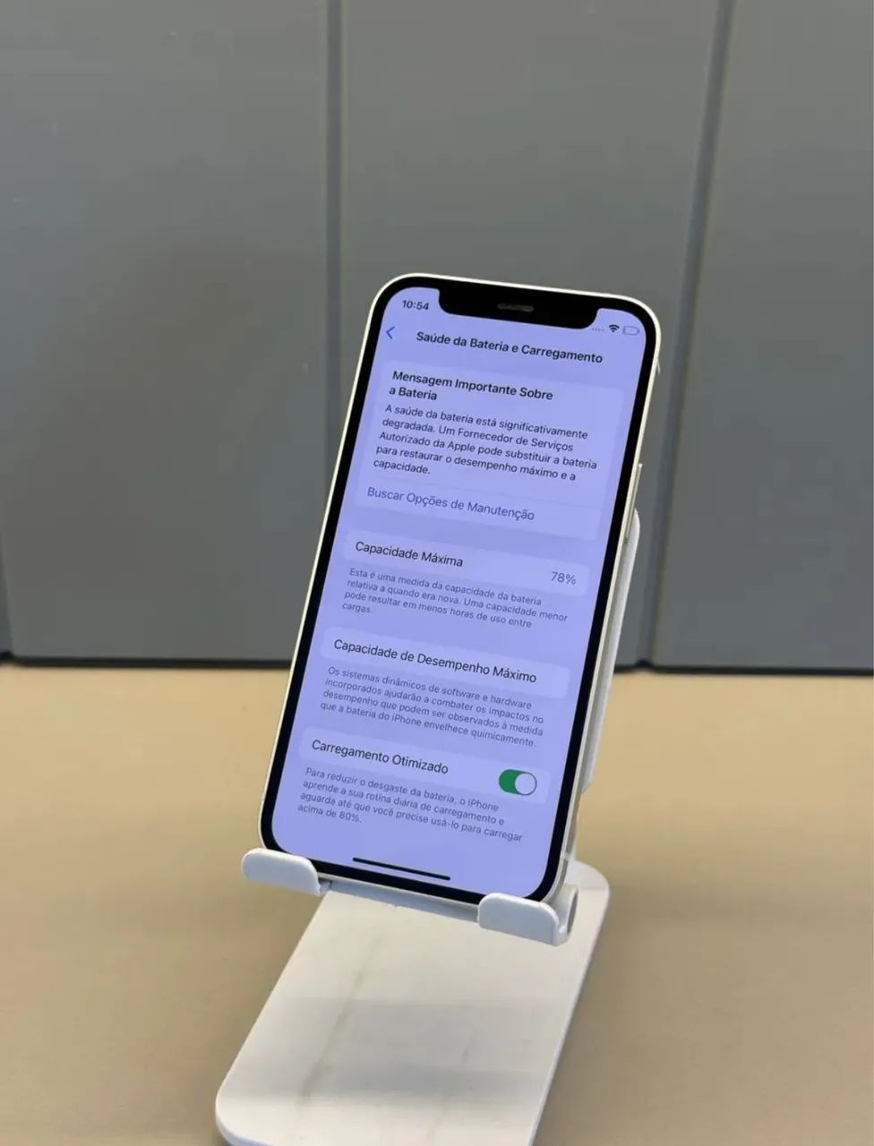 iPhone 12 MiNi 64GB Branco - SEMINOVO- LOJA FÍSICA - Celulares e