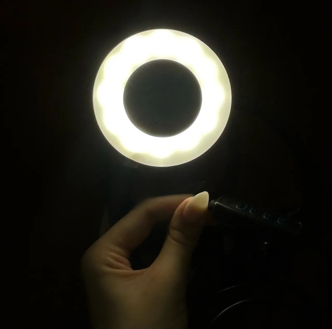 Ring light de mesa 2 em 1 iluminação profissional - Foto 4