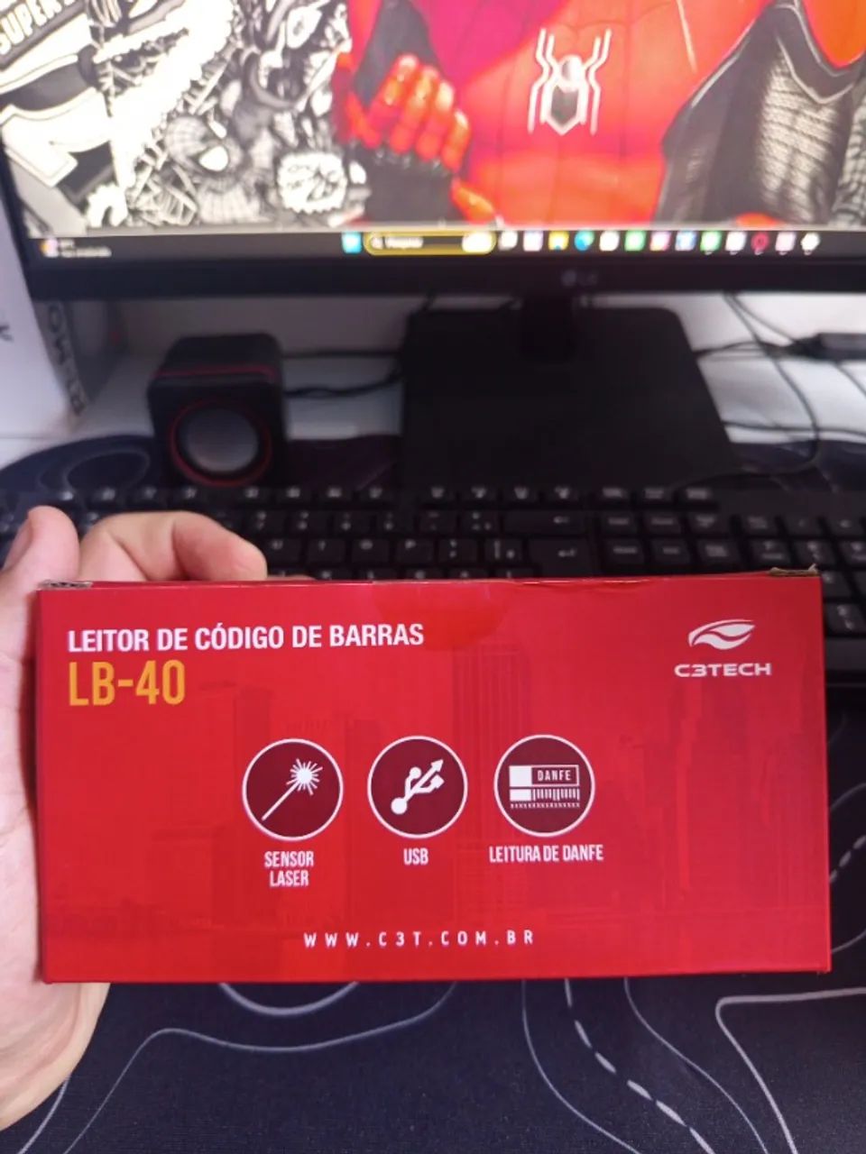 Leitor de código de barras 1D - Foto 3