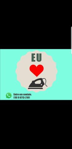 Eu amo passar roupa