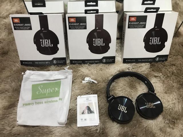 Headphone fone de ouvido Bluetooth jbl super brass top sem fio - Foto 4