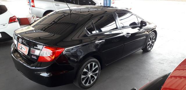 Honda Civic exr 2.0 com teto e borboleta top único dono - Foto 5