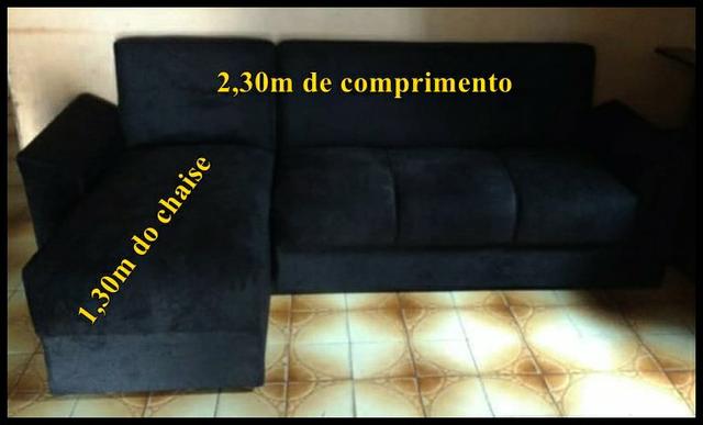 MILANO 3 lugares + chaise em SUED - Foto 4