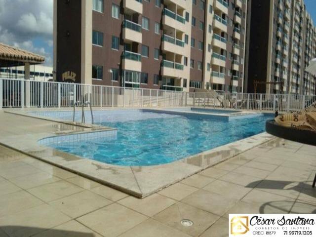 Apartamento 3/4 com suíte e varanda - Torres do Atlântico - Lauro de Freitas