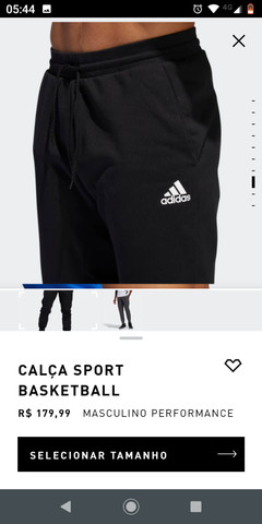 calça de ginastica masculina adidas