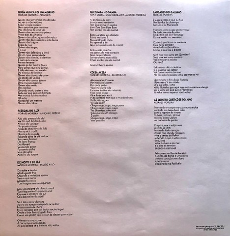 Disco LP Vinil Moraes Moreira - Foto 4