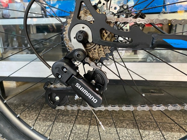 Bicicleta Ecos 29 MTB Shimano 21 v freio a disco  - Foto 4