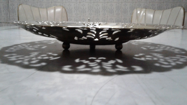 Bandeja de Centro de Mesa Prata 90" - Meridonal . Antiga.  - Foto 2