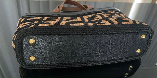 fendi black belt bolsa