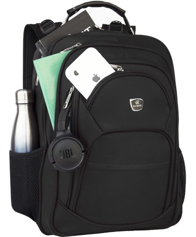 Mochila Bolsa Reforçada Notebook Escolar Faculdade C/ Cabo De Aço USB - Foto 5