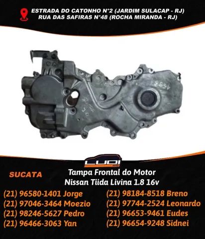 Tampa Frontal do Motor Nissan Tiida Livina 1.8 16v