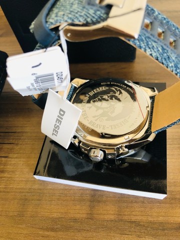 Relógio diesel dz4511 mega chief safira - Foto 6