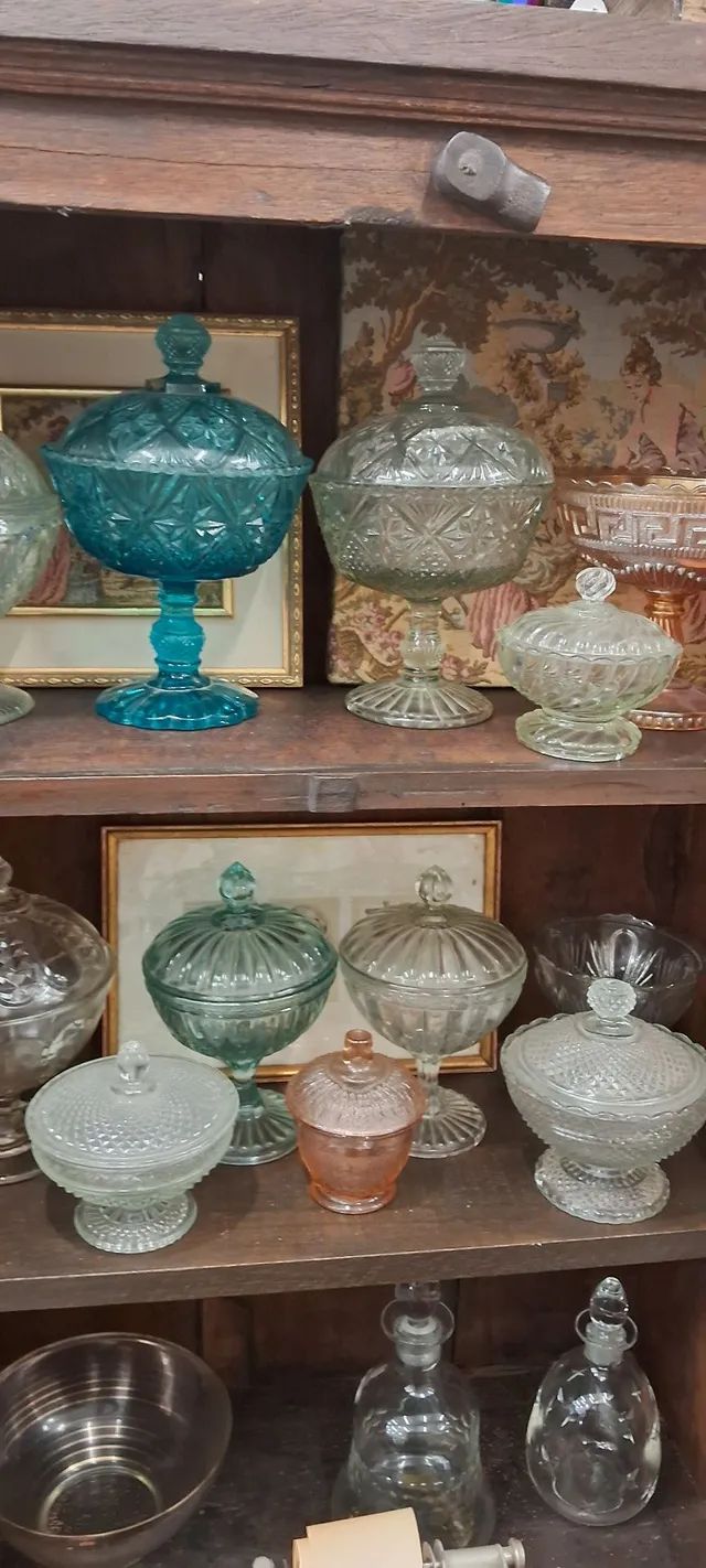Compoteiras Antigas e Bomboniere coleção para decoração  - Foto 3