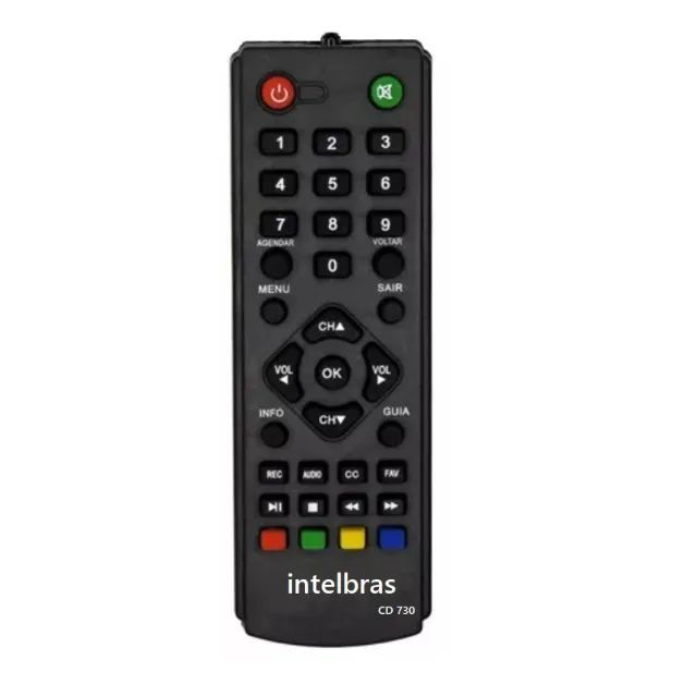 Controle Remoto Conversor Digital Intelbras CD 730