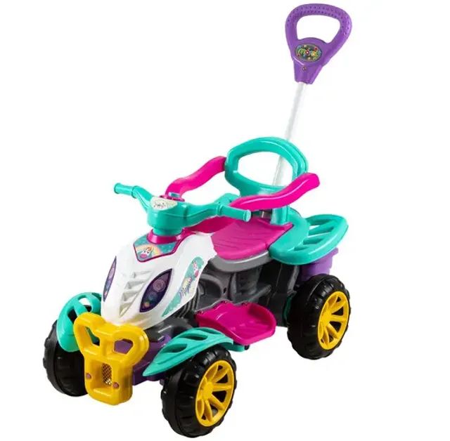 Quadriciclo Infantil a Pedal Spider - Maral com Empurrador, Shopping