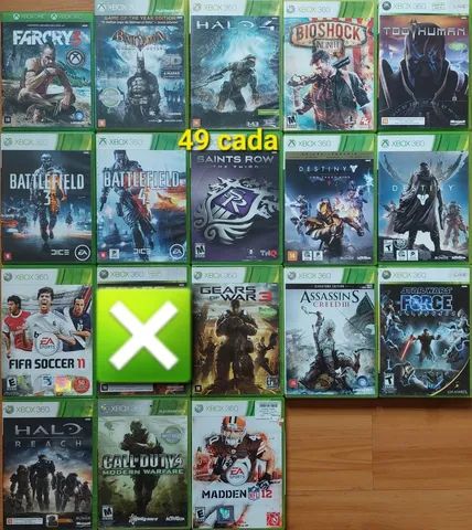 Jogos Xbox 360 Em Português Originais Mídia Física