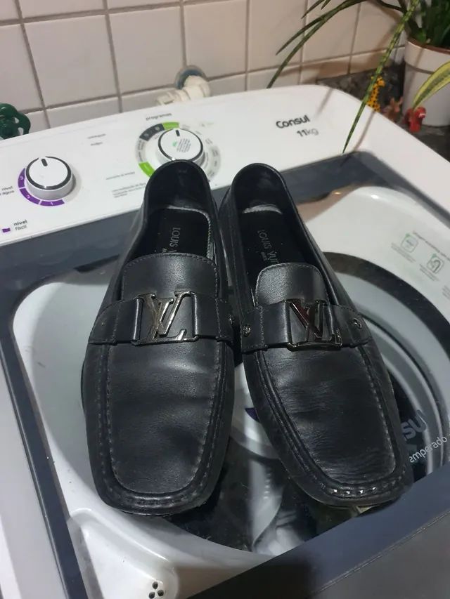 Sapato Louis Vuitton Original Mocassim Monte Carlo Branco Masculino